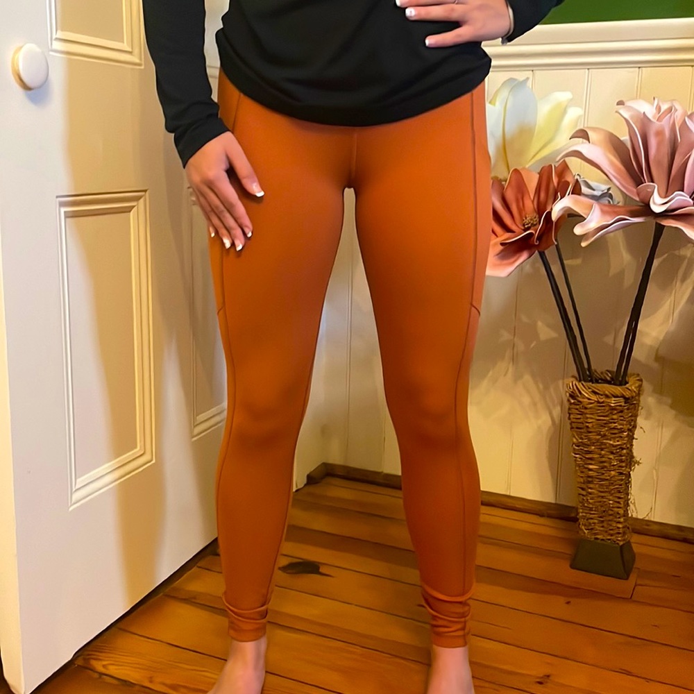 Burnt Orange American Eagle Leggings: size S